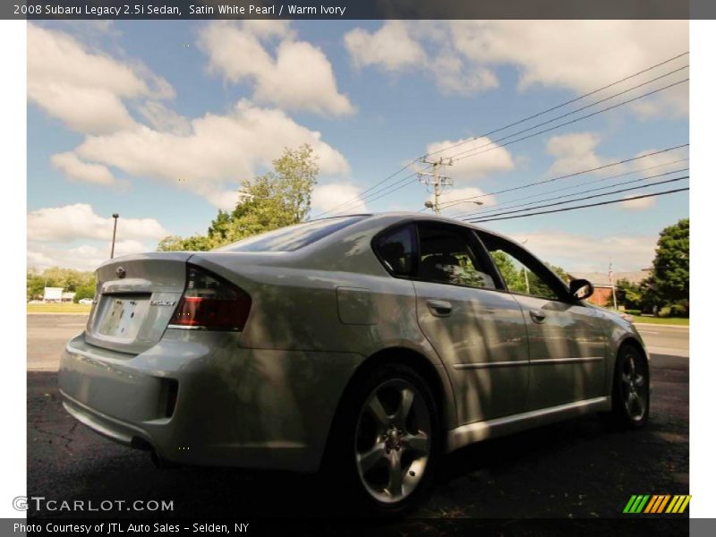 Satin White Pearl / Warm Ivory 2008 Subaru Legacy 2.5i Sedan