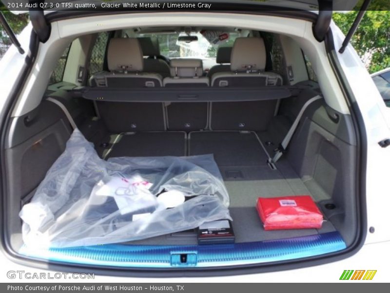Glacier White Metallic / Limestone Gray 2014 Audi Q7 3.0 TFSI quattro