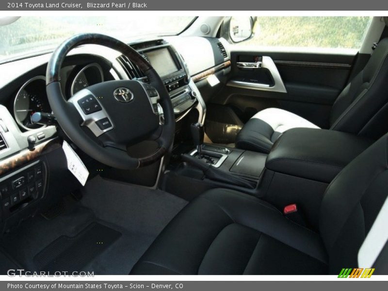 Blizzard Pearl / Black 2014 Toyota Land Cruiser