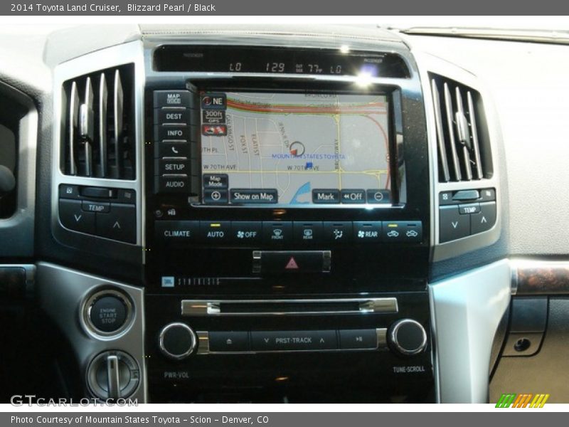 Blizzard Pearl / Black 2014 Toyota Land Cruiser