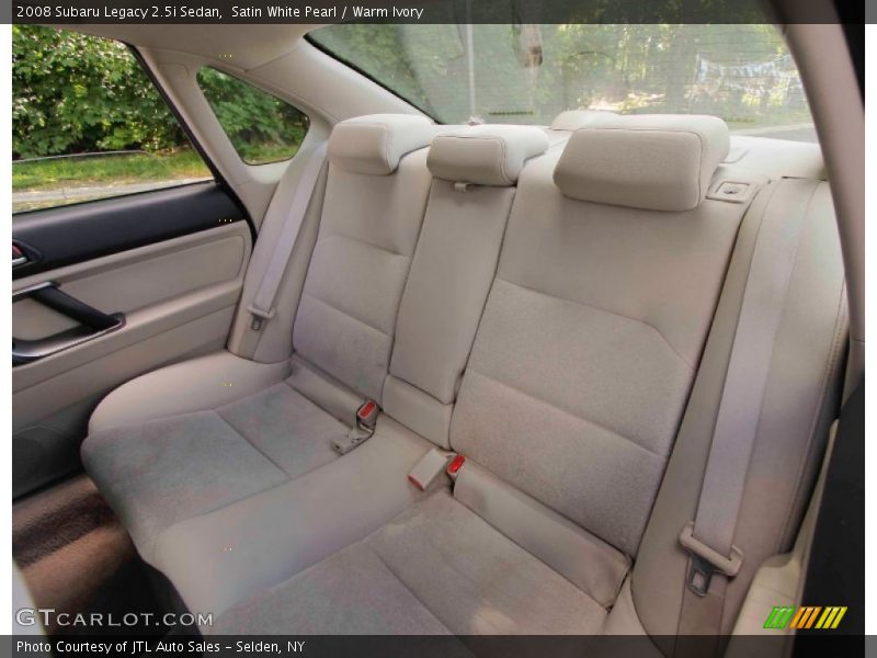 Satin White Pearl / Warm Ivory 2008 Subaru Legacy 2.5i Sedan