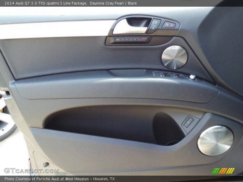 Daytona Gray Pearl / Black 2014 Audi Q7 3.0 TFSI quattro S Line Package