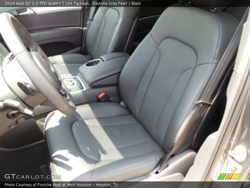 Daytona Gray Pearl / Black 2014 Audi Q7 3.0 TFSI quattro S Line Package