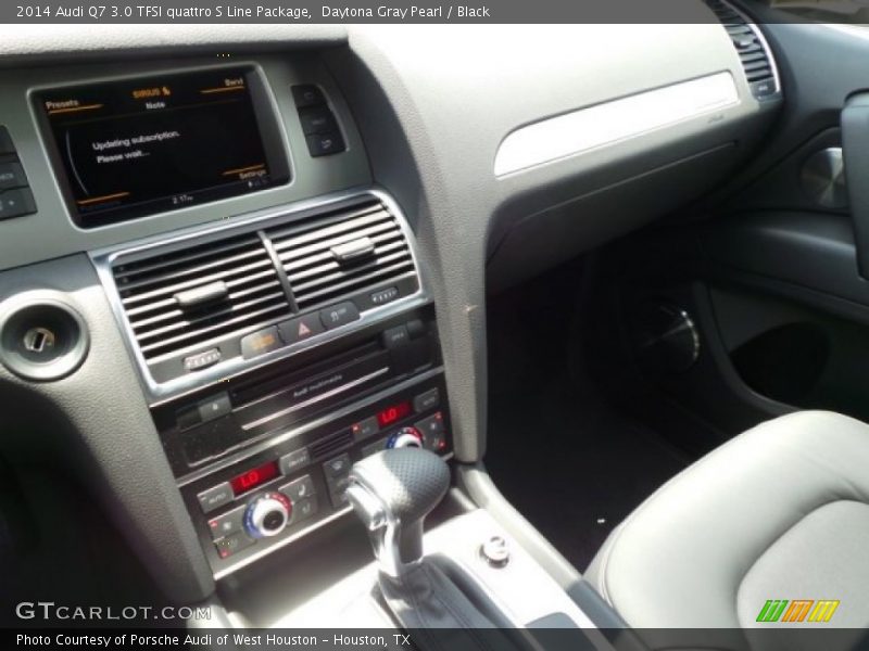 Daytona Gray Pearl / Black 2014 Audi Q7 3.0 TFSI quattro S Line Package