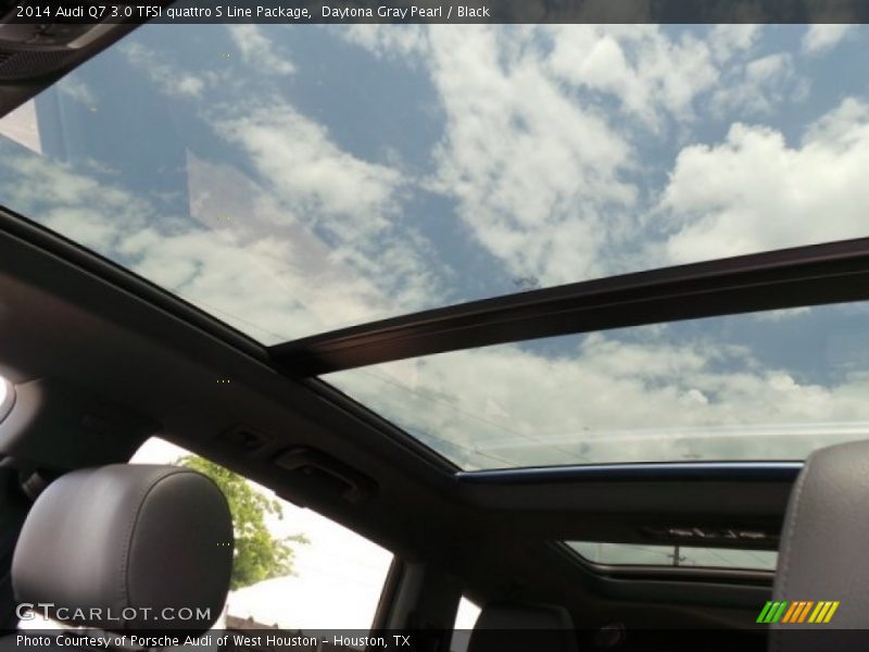 Daytona Gray Pearl / Black 2014 Audi Q7 3.0 TFSI quattro S Line Package