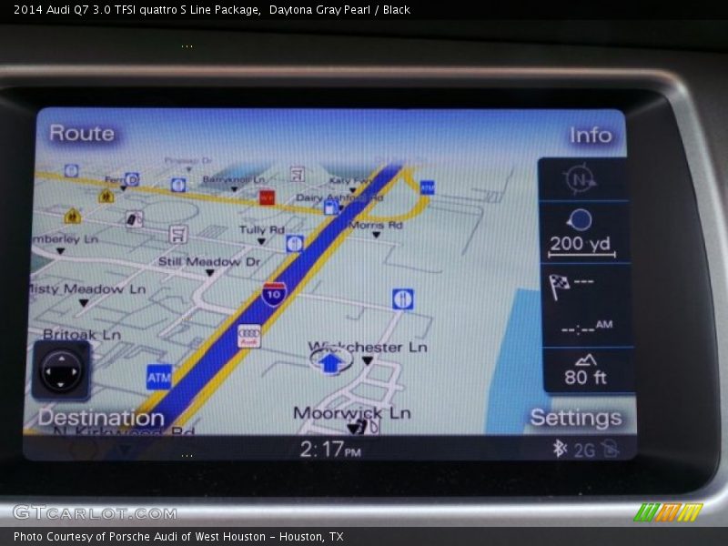 Daytona Gray Pearl / Black 2014 Audi Q7 3.0 TFSI quattro S Line Package