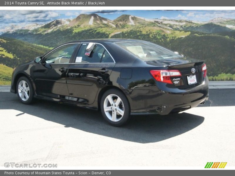 Attitude Black Metallic / Black/Ash 2014 Toyota Camry SE