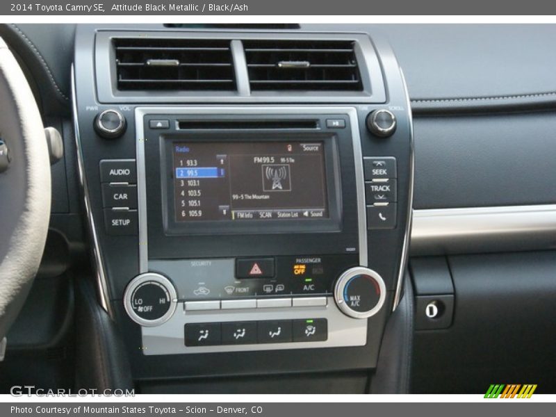 Attitude Black Metallic / Black/Ash 2014 Toyota Camry SE