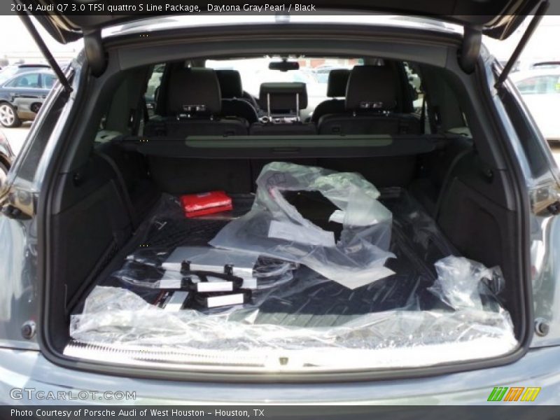 Daytona Gray Pearl / Black 2014 Audi Q7 3.0 TFSI quattro S Line Package