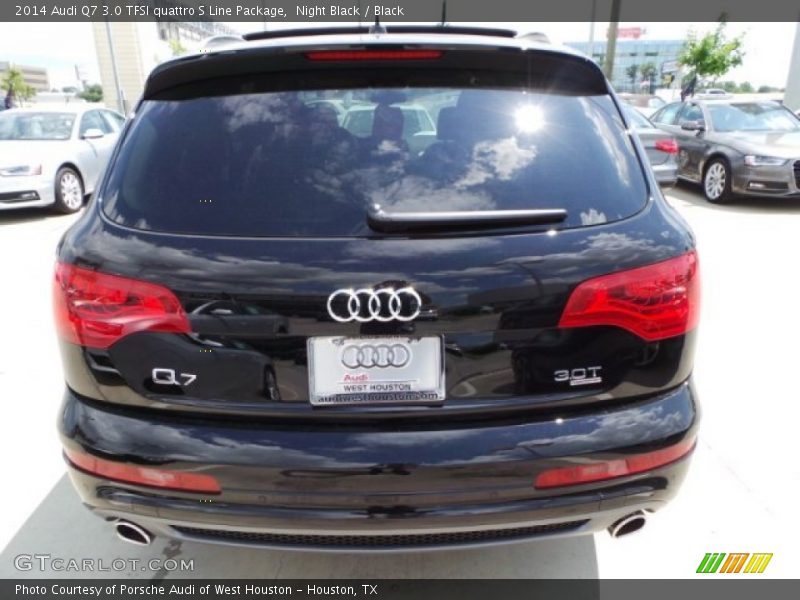 Night Black / Black 2014 Audi Q7 3.0 TFSI quattro S Line Package
