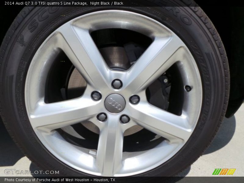 Night Black / Black 2014 Audi Q7 3.0 TFSI quattro S Line Package