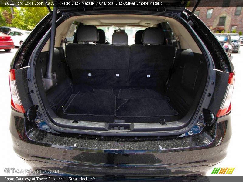 Tuxedo Black Metallic / Charcoal Black/Silver Smoke Metallic 2011 Ford Edge Sport AWD