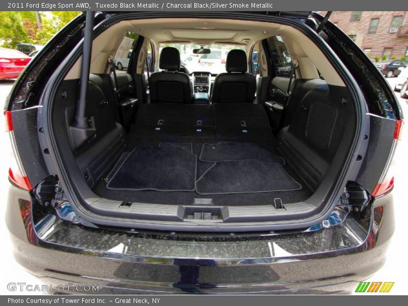 Tuxedo Black Metallic / Charcoal Black/Silver Smoke Metallic 2011 Ford Edge Sport AWD