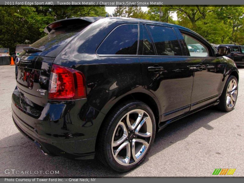 Tuxedo Black Metallic / Charcoal Black/Silver Smoke Metallic 2011 Ford Edge Sport AWD