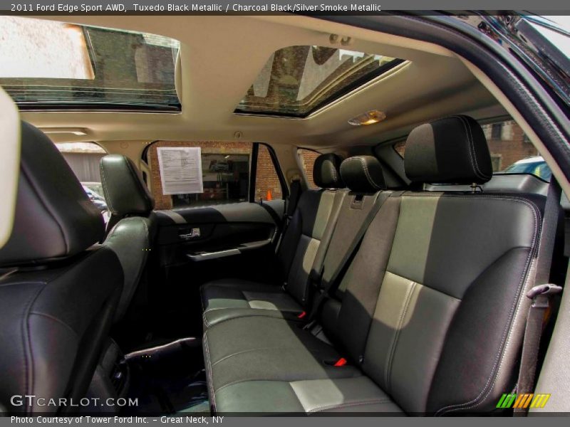 Tuxedo Black Metallic / Charcoal Black/Silver Smoke Metallic 2011 Ford Edge Sport AWD
