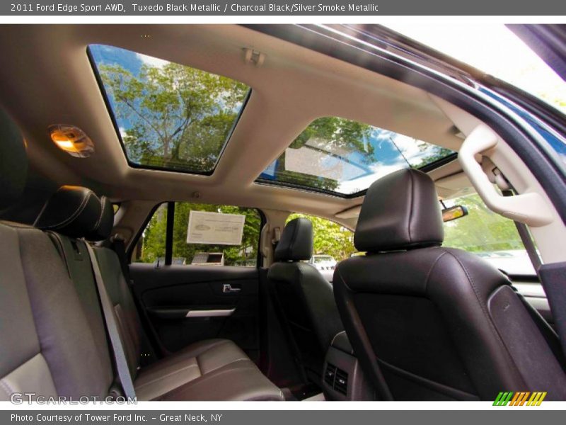 Tuxedo Black Metallic / Charcoal Black/Silver Smoke Metallic 2011 Ford Edge Sport AWD