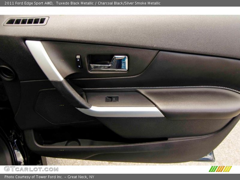 Tuxedo Black Metallic / Charcoal Black/Silver Smoke Metallic 2011 Ford Edge Sport AWD