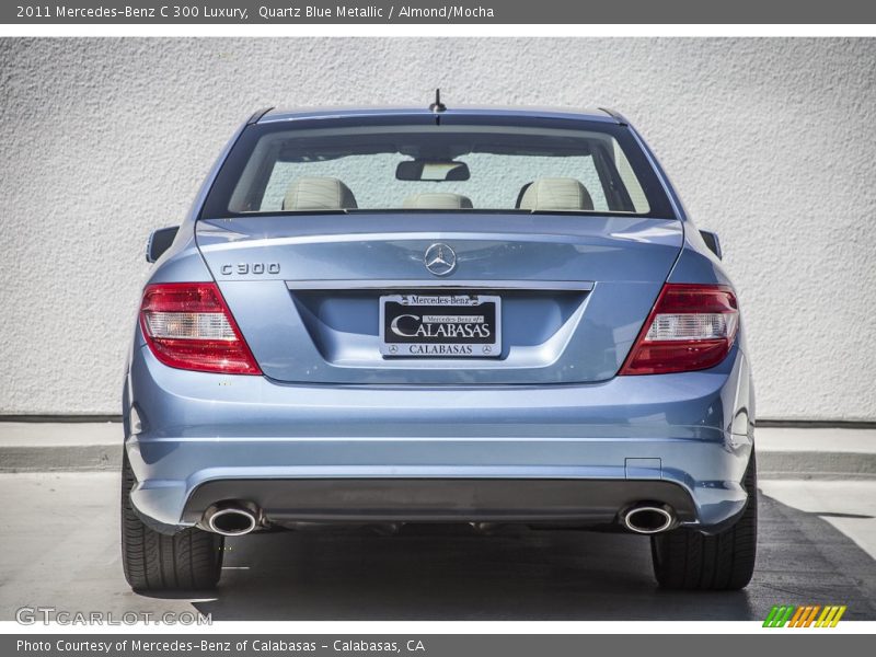 Quartz Blue Metallic / Almond/Mocha 2011 Mercedes-Benz C 300 Luxury