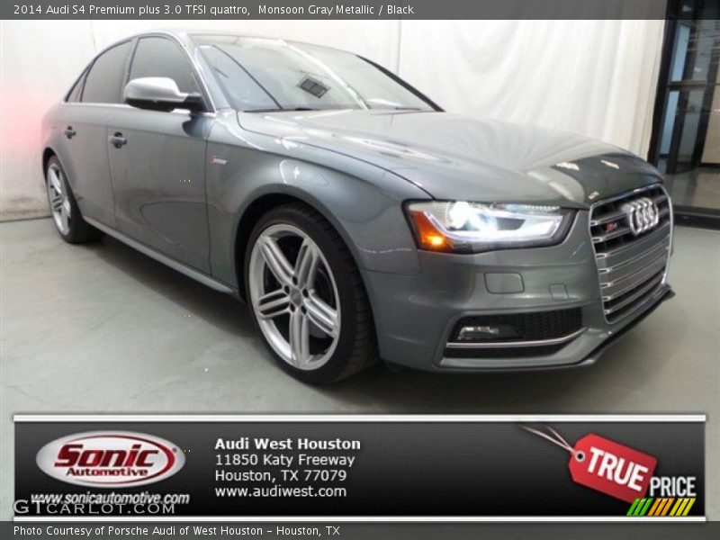 Monsoon Gray Metallic / Black 2014 Audi S4 Premium plus 3.0 TFSI quattro