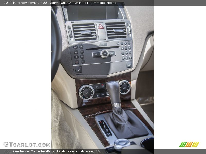 Quartz Blue Metallic / Almond/Mocha 2011 Mercedes-Benz C 300 Luxury