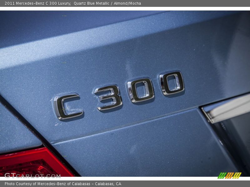 Quartz Blue Metallic / Almond/Mocha 2011 Mercedes-Benz C 300 Luxury