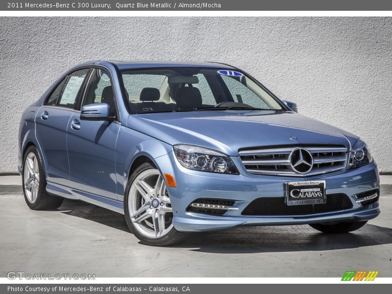 Quartz Blue Metallic / Almond/Mocha 2011 Mercedes-Benz C 300 Luxury