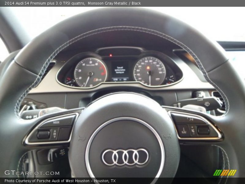Monsoon Gray Metallic / Black 2014 Audi S4 Premium plus 3.0 TFSI quattro