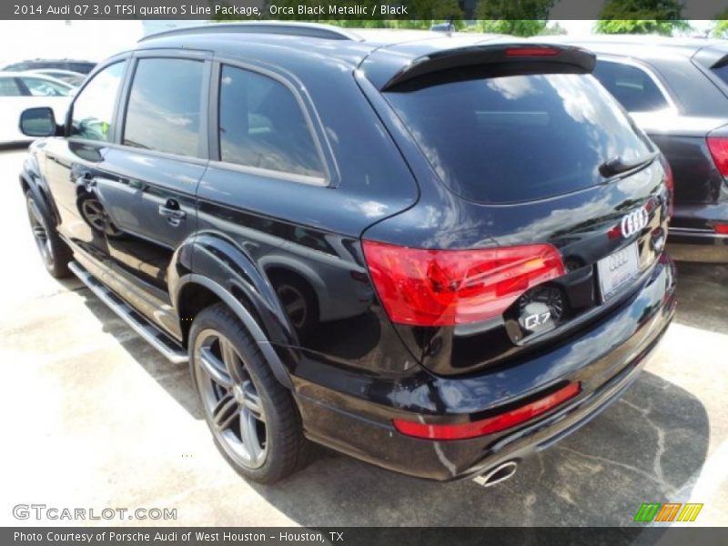 Orca Black Metallic / Black 2014 Audi Q7 3.0 TFSI quattro S Line Package