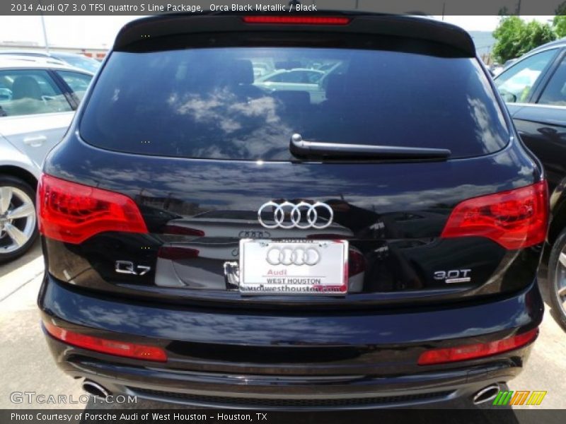 Orca Black Metallic / Black 2014 Audi Q7 3.0 TFSI quattro S Line Package