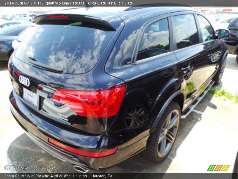 Orca Black Metallic / Black 2014 Audi Q7 3.0 TFSI quattro S Line Package