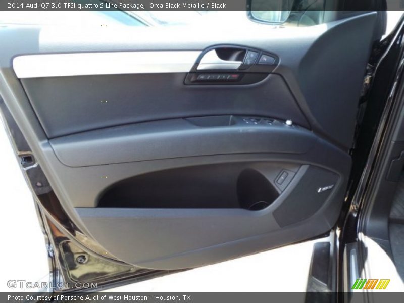 Orca Black Metallic / Black 2014 Audi Q7 3.0 TFSI quattro S Line Package