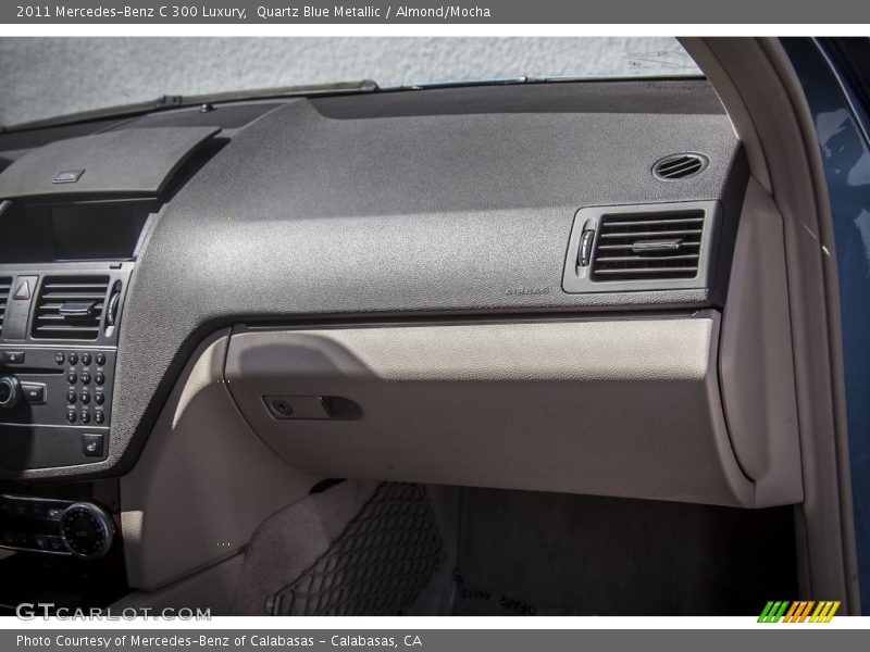 Quartz Blue Metallic / Almond/Mocha 2011 Mercedes-Benz C 300 Luxury