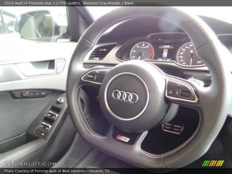 Monsoon Gray Metallic / Black 2014 Audi S4 Premium plus 3.0 TFSI quattro