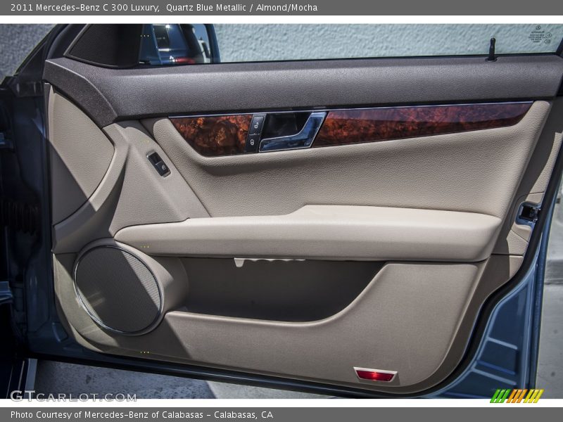 Quartz Blue Metallic / Almond/Mocha 2011 Mercedes-Benz C 300 Luxury