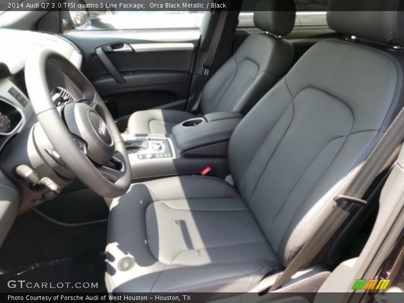 Orca Black Metallic / Black 2014 Audi Q7 3.0 TFSI quattro S Line Package