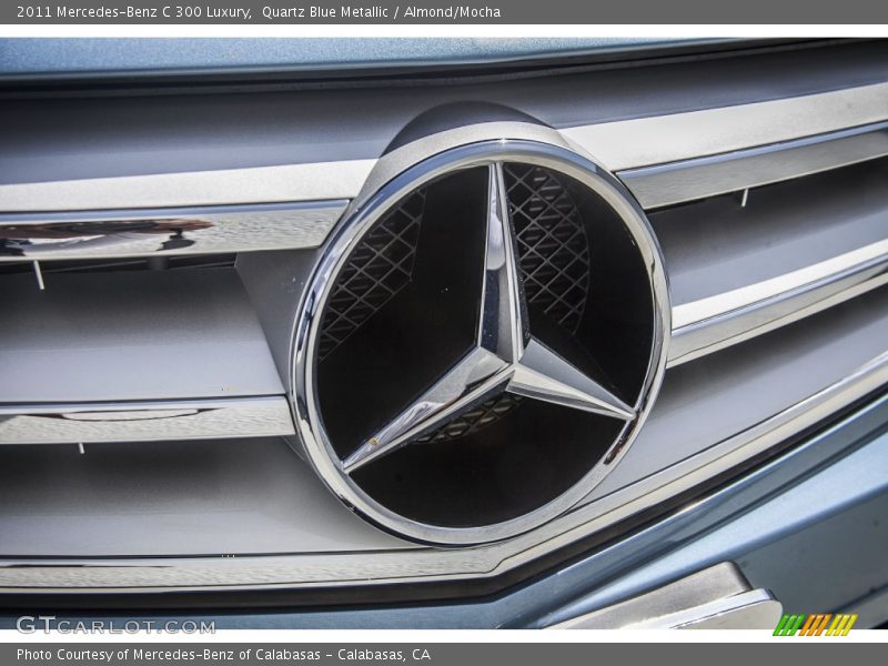 Quartz Blue Metallic / Almond/Mocha 2011 Mercedes-Benz C 300 Luxury