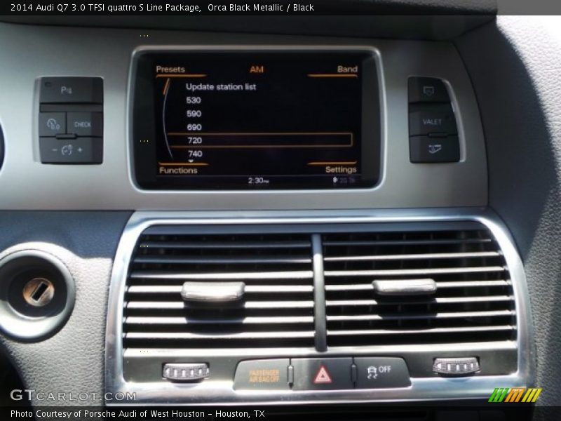 Orca Black Metallic / Black 2014 Audi Q7 3.0 TFSI quattro S Line Package