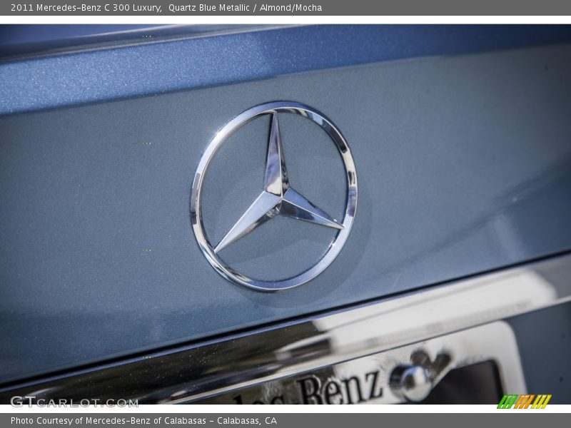 Quartz Blue Metallic / Almond/Mocha 2011 Mercedes-Benz C 300 Luxury