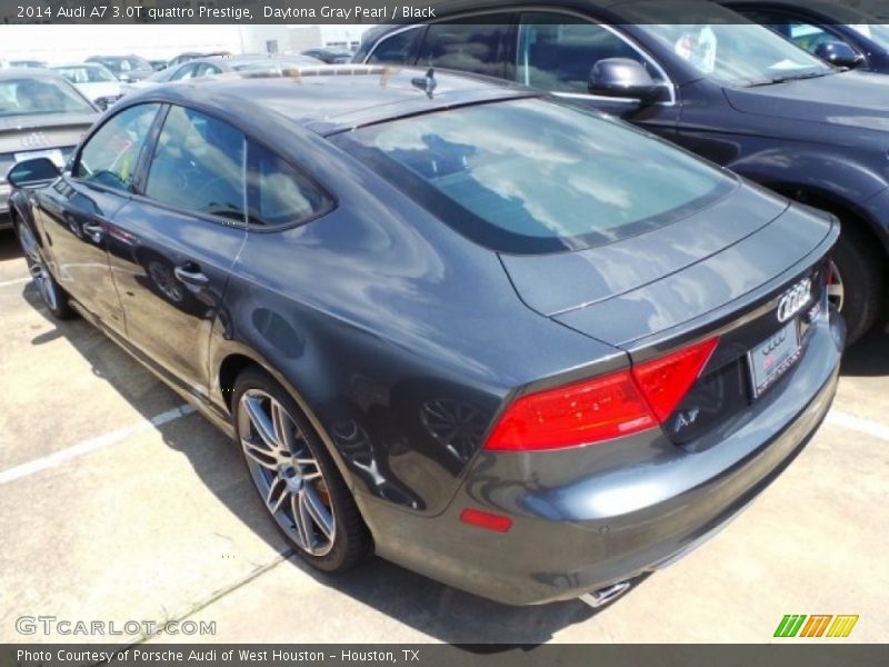 Daytona Gray Pearl / Black 2014 Audi A7 3.0T quattro Prestige