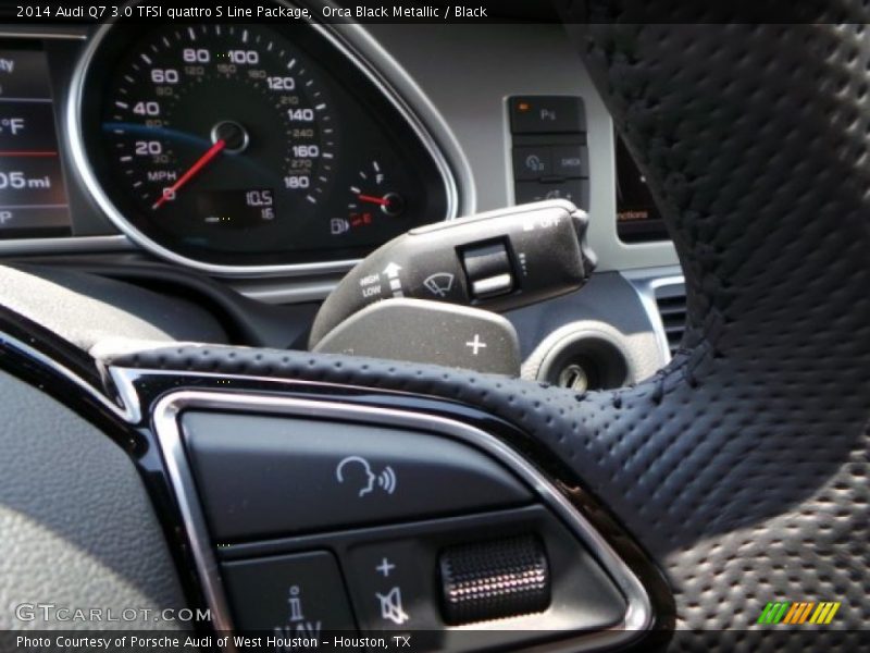 Orca Black Metallic / Black 2014 Audi Q7 3.0 TFSI quattro S Line Package