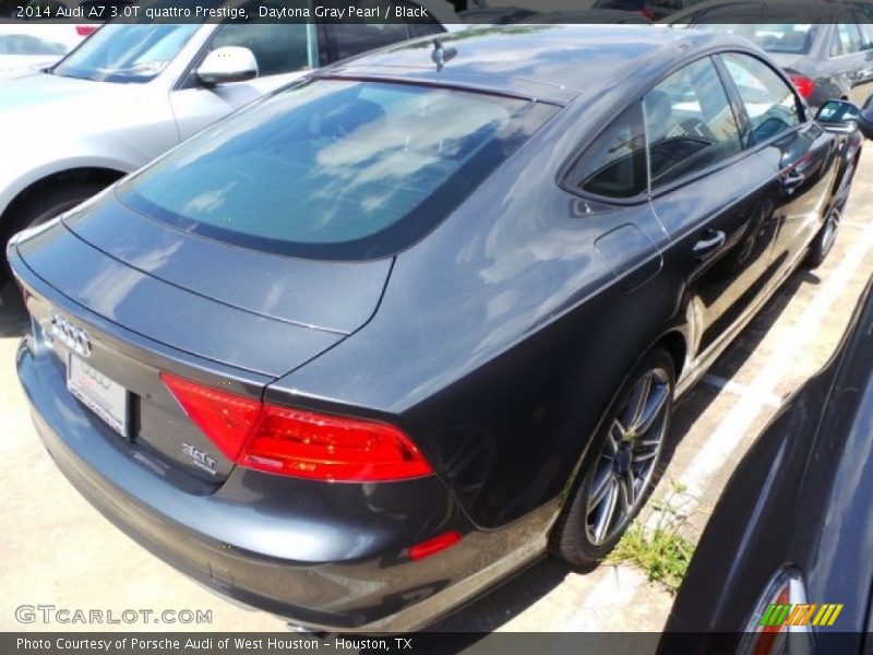 Daytona Gray Pearl / Black 2014 Audi A7 3.0T quattro Prestige