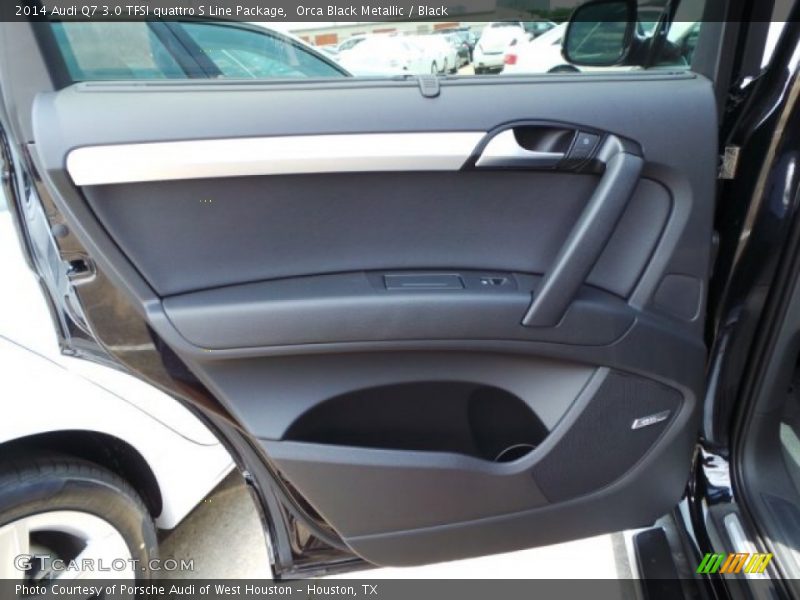 Orca Black Metallic / Black 2014 Audi Q7 3.0 TFSI quattro S Line Package