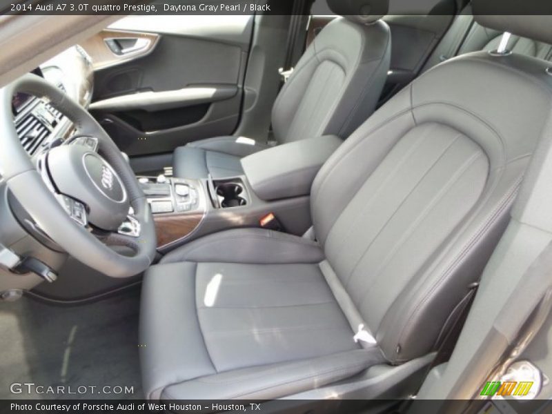 Front Seat of 2014 A7 3.0T quattro Prestige