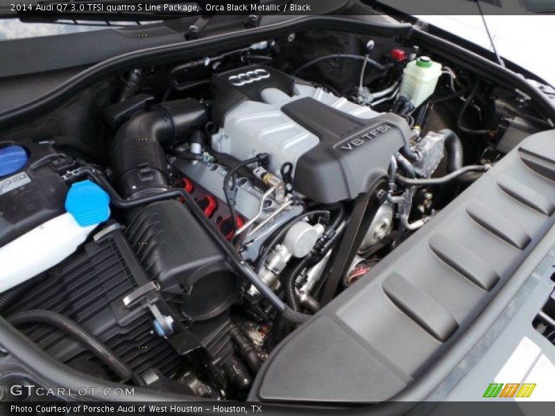 Orca Black Metallic / Black 2014 Audi Q7 3.0 TFSI quattro S Line Package