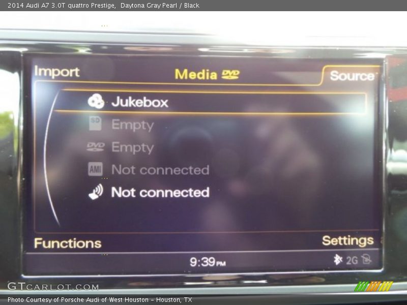 Daytona Gray Pearl / Black 2014 Audi A7 3.0T quattro Prestige