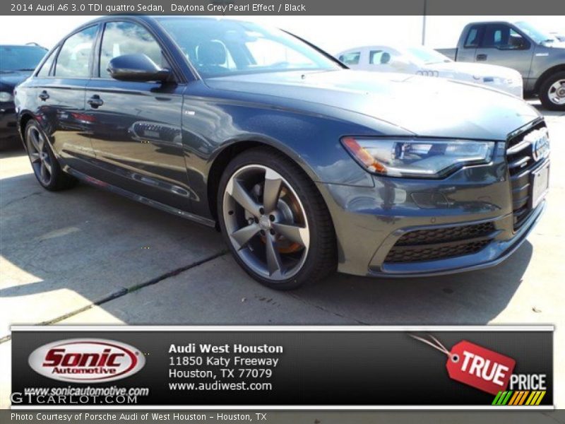 Daytona Grey Pearl Effect / Black 2014 Audi A6 3.0 TDI quattro Sedan