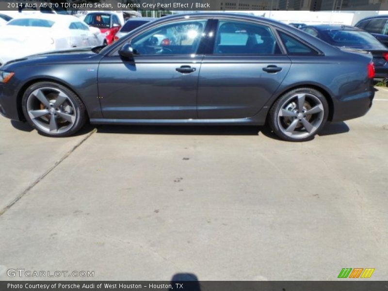 Daytona Grey Pearl Effect / Black 2014 Audi A6 3.0 TDI quattro Sedan