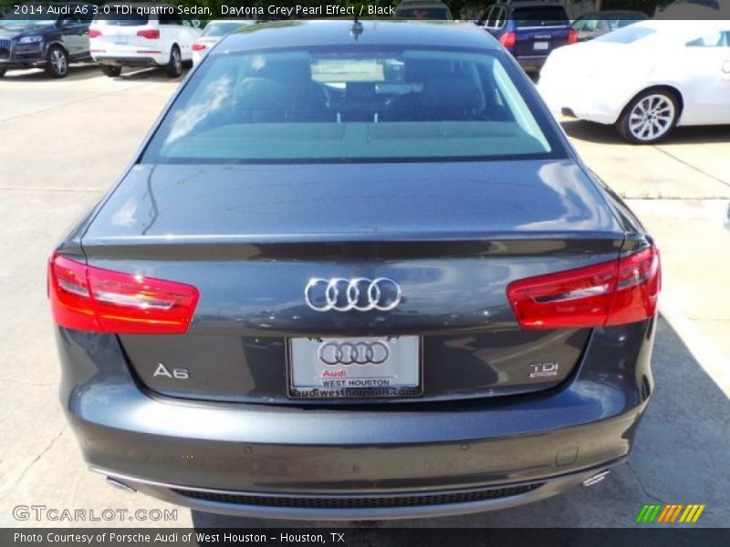 Daytona Grey Pearl Effect / Black 2014 Audi A6 3.0 TDI quattro Sedan