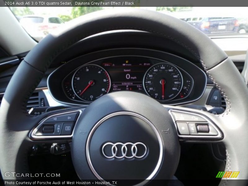 Daytona Grey Pearl Effect / Black 2014 Audi A6 3.0 TDI quattro Sedan