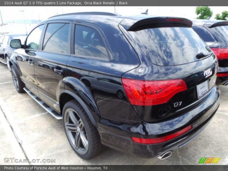 Orca Black Metallic / Black 2014 Audi Q7 3.0 TFSI quattro S Line Package